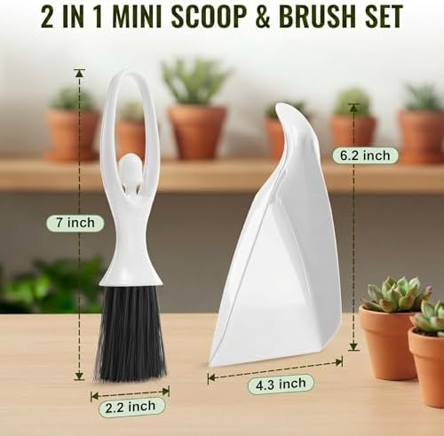 Enhon Mini Soil Scoop and Brush Set - Image 2