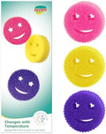 Scrub Sponge Dish Scrubbers, Temperature Controlled Non-Scratch Sponges Pad by HELIME
