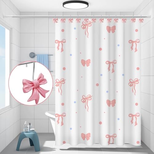 Bow Knot Decorative Shower Curtain Hooks - Image 6