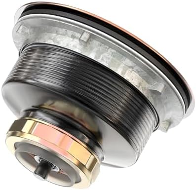 KONE Copper Sink Drain 3.5 Inch Kitchen Sink Drain Assembly Stainless Steel - Image 3