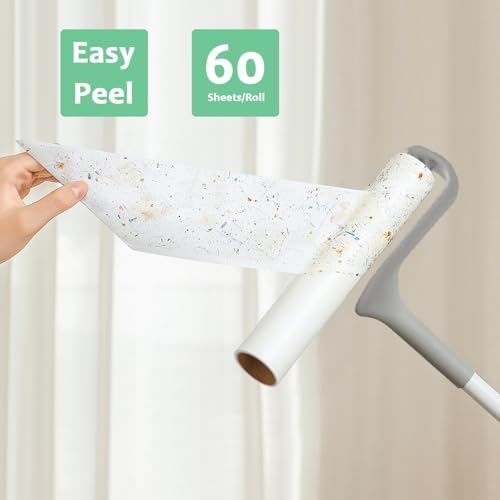 Large Lint Roller Refills 10 inch Wide Ultra Sticky Mega Roller Refills - Image 5