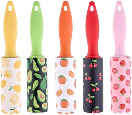 5pc Fruit Mini Lint Roller Value Pack - Image 2