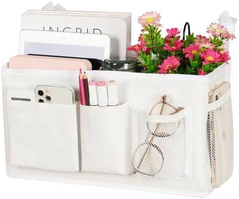 Lilithye Bedside Caddy, Bedside Storage Bag Hanging Organizer by Lilithye