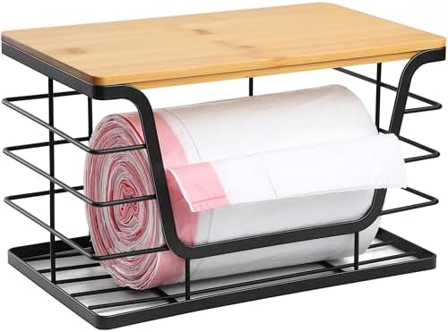 ALOCEO Extra Large Trash Bag Holder Dispenser by ALOCEOWallHooksAdhesive