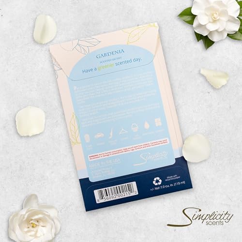Gardenia Scented Sachets Pack of 3, Spring and Summer - Image 6