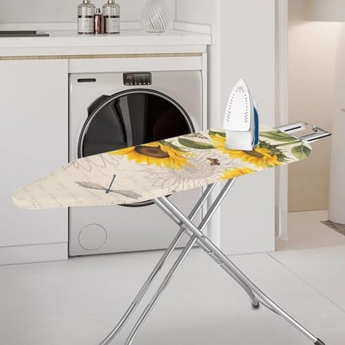 DISNIMO Sunflower Dragonfly Ironing Board Cover Extra Thick Heavy Duty Pad - Image 2