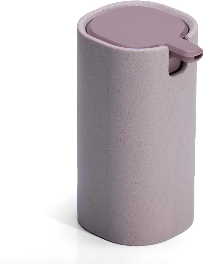 LINE+ARC Modern Easy-to-Press Soap & Lotion Dispenser, Rose | Ergonomic by LINEARC