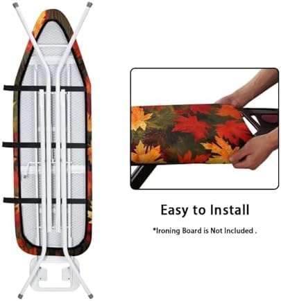 Maple Leaves Ironing Board Cover Universal Size 15x54 - Image 4