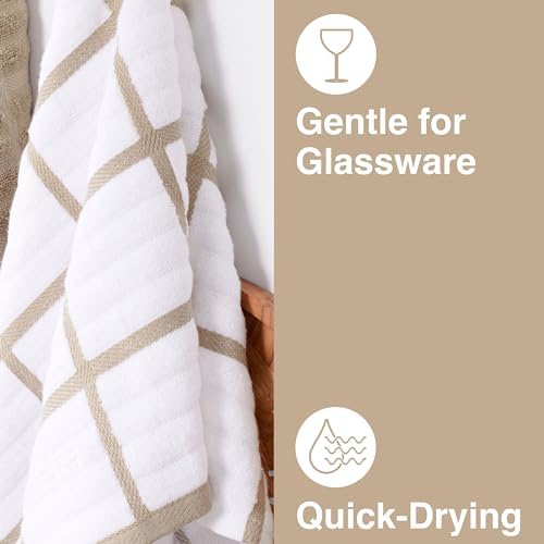 All-Clad Checked Kitchen Towel: Highly Absorbent, Super Soft Long Lasting - Image 5
