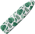 Green Leaves Ironing Board Covers Durable Stain Resistant Hook and Loop by Darisoco