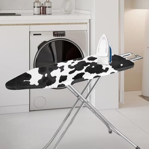 Black Cow Spot Ironing Board Cover Ironing Board Pad Protective Cover - Image 2