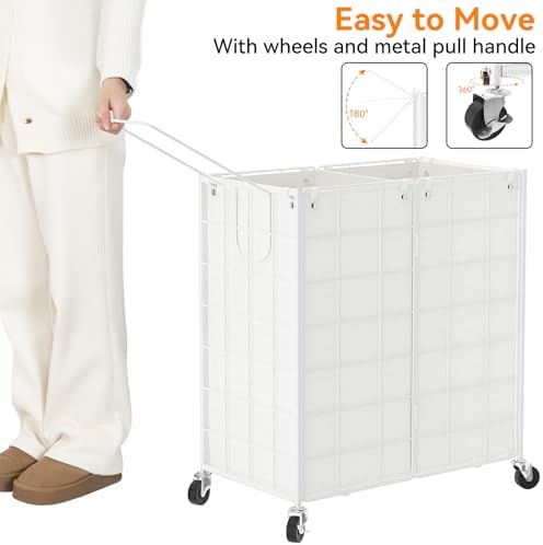 WOWLIVE Double Laundry Hamper - Image 5