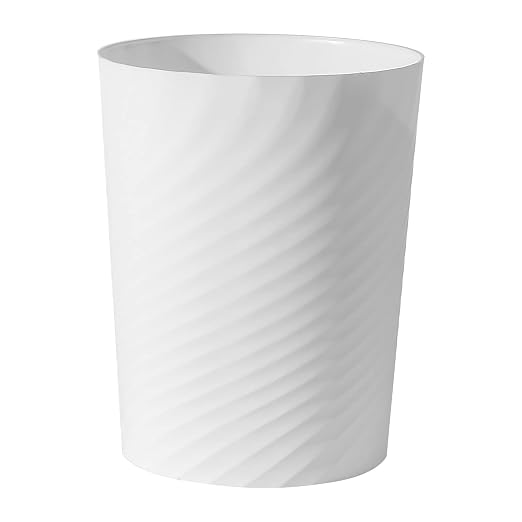 UUJOLY Plastic Small Bathroom Trash Can Wastebasket Garbage Can, Laundry Room by UUJOLY