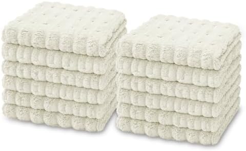kimteny Microfiber Dish Cloths for Washing Dishes 12 Pack by kimteny