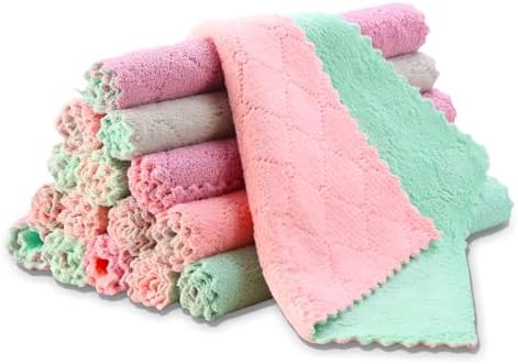 Kitchen Dish Cloths, Microfiber Cleaning Cloth, 12 Pack by Unknown