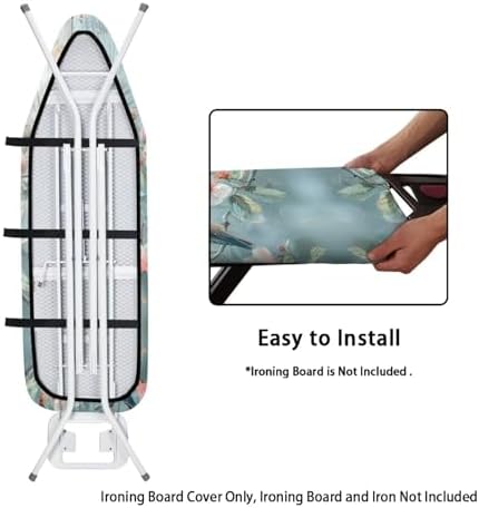 Hummingbird Design Ironing Board Cover and Pad Elastic Edge - Image 4
