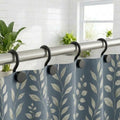 Bathway Plastic Shower Curtain Hooks, Decorative Hooks by Bathway