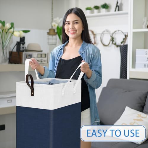 HomeHacks 90L Rolling Laundry Basket - Image 6