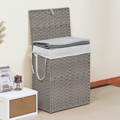 DUMOS Woven Laundry Basket - Image 2