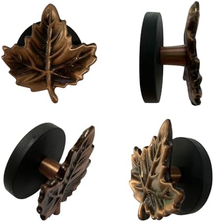 Maple Leaf Magnetic Hooks, Decorative Heavy Duty Magnet Hooks by FL-WITHYOU