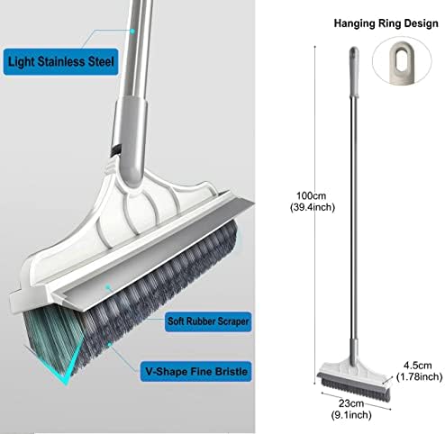 2 in 1 Cleaning Scrub Brush Grout Brush Scrape Floor Scrub Brush - Image 4