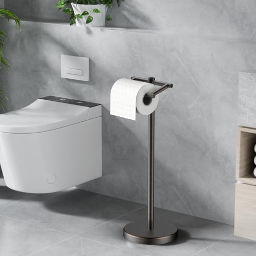 FORIOUS Commercial Toilet Paper Holder Wall Mount Bathroom Tissue Holder - Image 2