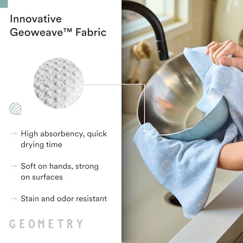 GEOMETRY Tea Towels – Spring & Summer Collection – Quick-Dry, Ultra-Absorbent - Image 4