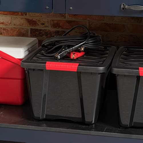 IRIS USA 6-Pack 32 Quart Storage Bins - Image 4