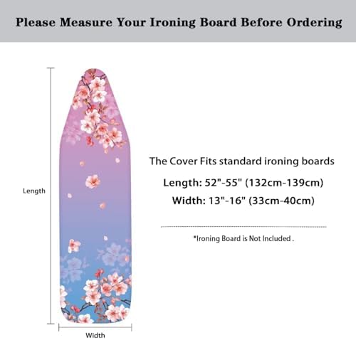Cherry Blossom Ironing Board Cover and Pad - Image 6
