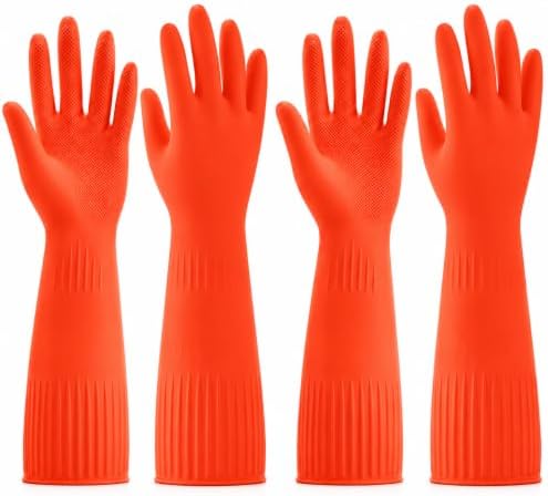 Disfore Rubber-Gloves Dishwashing Gloves by rubbercleaninggloves