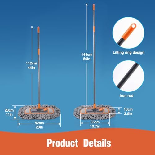 CLEANHOME Microfiber Dust Mop for Hardwood Floor Cleaning - Image 5