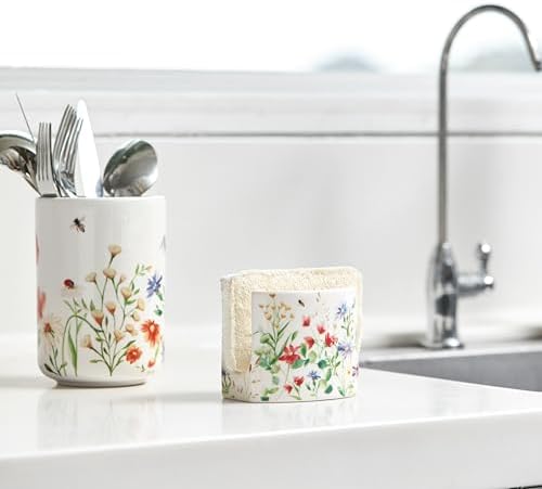 Bico Summer Provence Ceramic Kitchen Sponge Holder - Image 6