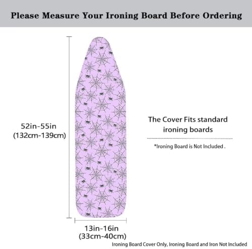 Halloween Spider Web Ironing Board Cover and Pad, Standard Size 16x55 inch - Image 5
