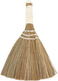 GORGECRAFT 12 Inch Small Hand Whisk Broom Soft Grass Natural Handle Bamboo by GORGECRAFT