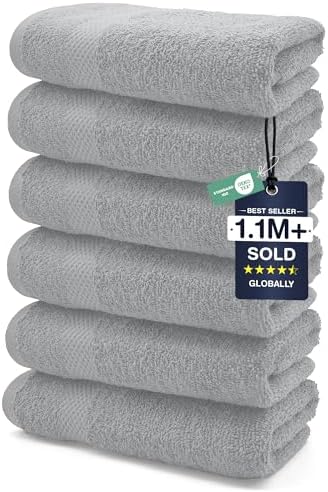 DAN RIVER 6-Pack Premium Hand Towels by DanRiver