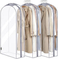 BALEINE 3PK Clear Garment Bags for Hanging Clothes by BALEINE