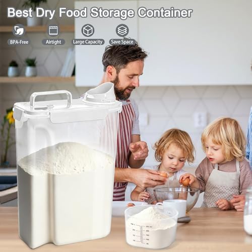 Komzon Rice Storage Containers, Airtight Cereal Containers Storage, - Image 5