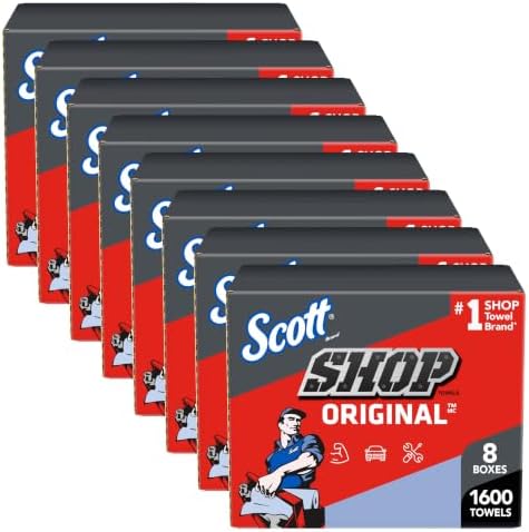 Scott Shop Towels Original, 200 Towels/Box, 8 Boxes/Case by Unknown