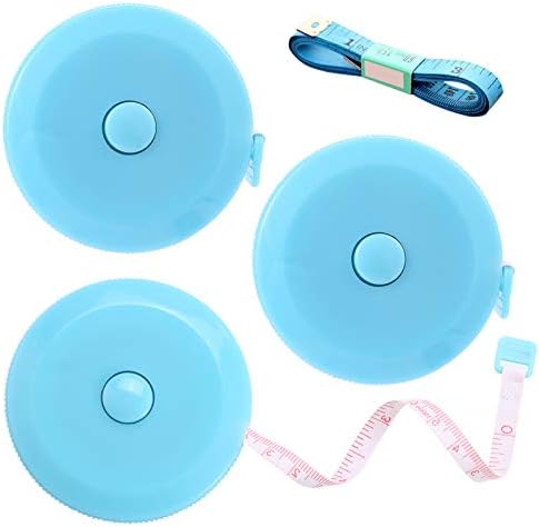 Tape Measure Retractable, Fabric Measuring Tape, 60 Inch Small Sewing Tailor by BUSHIBU
