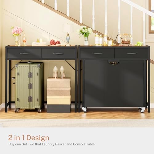 Laundry Sorter, Rolling Laundry Hamper - Image 3