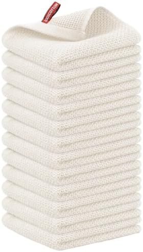 Nialnant 12 Pack Kitchen Dish Towels, 100% Cotton by Nialnant