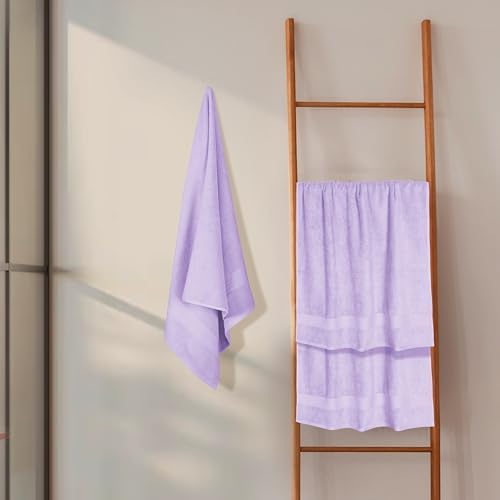 GLAMBURG Premium Cotton 4 Pack Bath Towel Set - Image 4