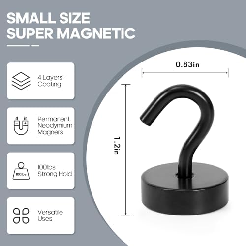 Neosmuk Magnetic Hooks Steel Tube Design - Image 4