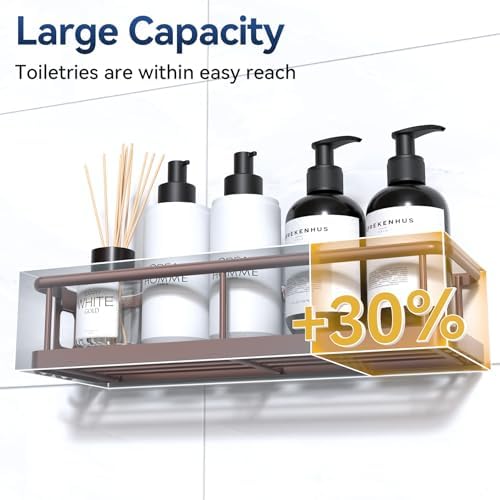 YASONIC Shower Caddy Adhesive, Rustproof Shower Organizer - Image 4