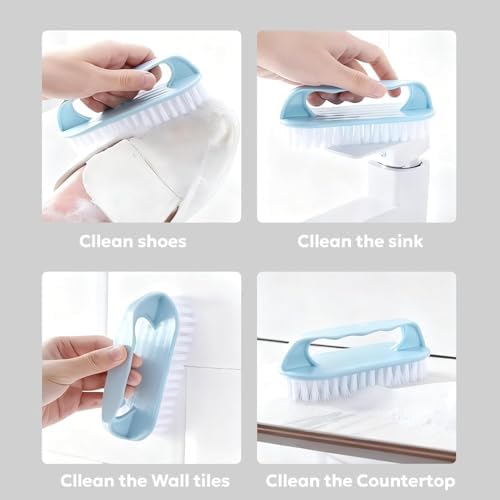 Generic Blue 1 Pack Laundry Brush Shoe Brush Shoe Cleaning Brush Scrub Brush - Image 2