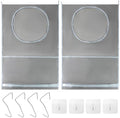 QWORK Hanging Laundry Hamper Bag, 2 Pack Over the Door Laundry Bag by QWORK