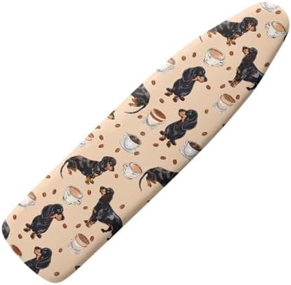 Dachshund Dog Coffee Ironing Board Cover Non-Slip Ironing Board Replacement by Unknown