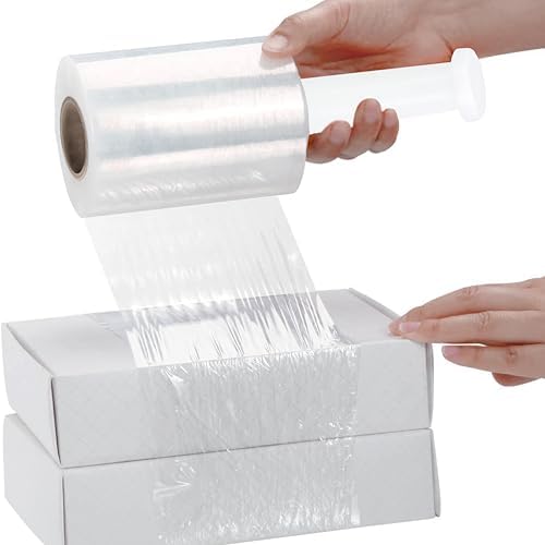 PSBM Mini Stretch Wrap with Plastic Handle, 18 Rolls 3 Inch x 1000 Feet 45 - Image 6