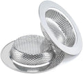 2 Packs Sink Strainer for Most Kitchen Sink Drain Basket, Upgraded Double-Layer by Unknown