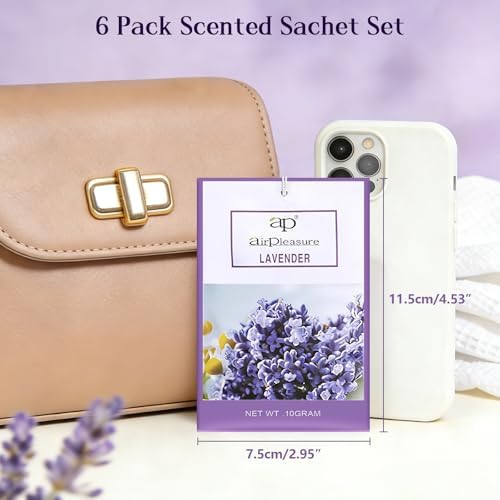 Lavender Scented Sachets Bag 6 Pack - Image 2